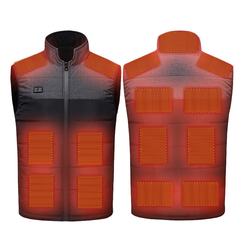 New District 15 Stand Collar Self-heating Vest Winter